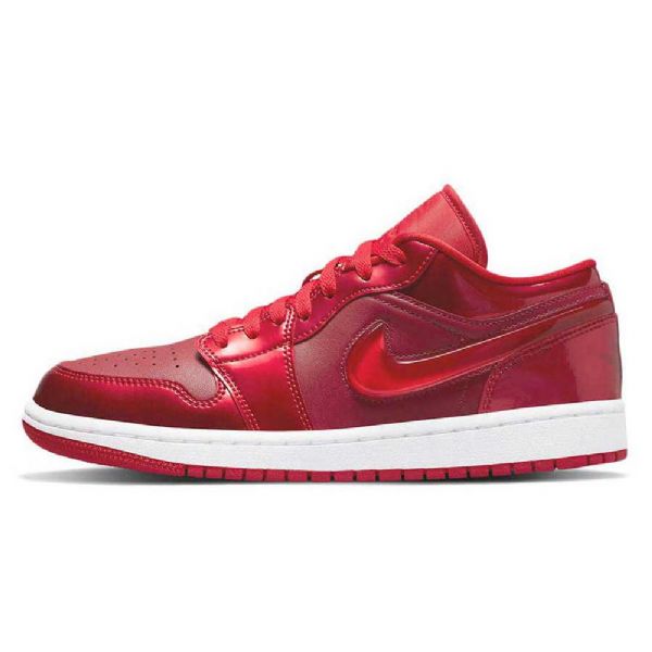 Nike Air Jordan 1 Low Tops Pomegranate Sko Dame Rød