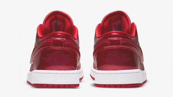 Nike Air Jordan 1 Low Tops Pomegranate Sko Dame Rød