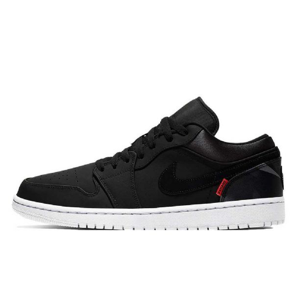 Nike Air Jordan 1 Low Tops Psg Sko Herre Svarte