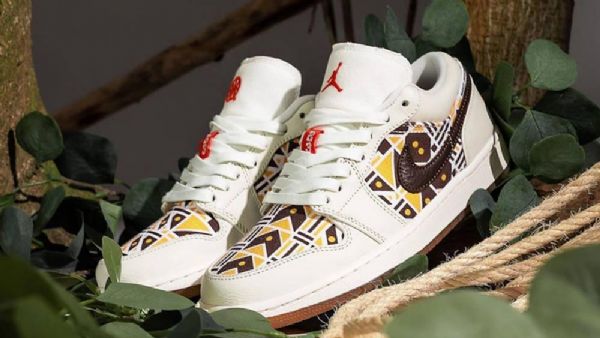 Nike Air Jordan 1 Low Tops Quai 54 Sko Dame Oransje