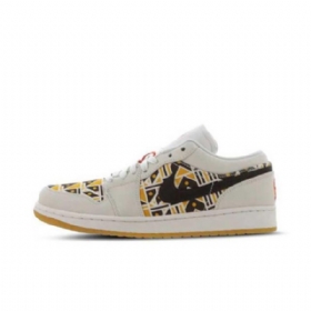 Nike Air Jordan 1 Low Tops Quai 54 Sko Herre Oransje