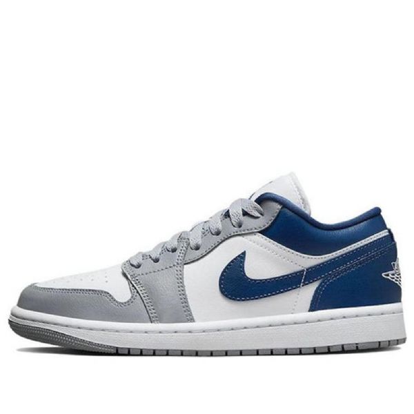 Nike Air Jordan 1 Low Tops Retro Basketball Shoes Dame Blå