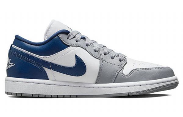 Nike Air Jordan 1 Low Tops Retro Basketball Shoes Dame Blå