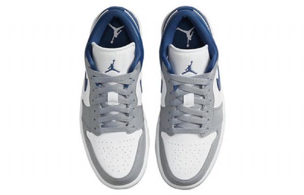 Nike Air Jordan 1 Low Tops Retro Basketball Shoes Dame Blå