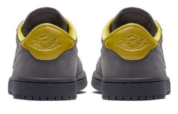 Nike Air Jordan Air 1 Low Tops Retro Basketball Shoes Dame Grå
