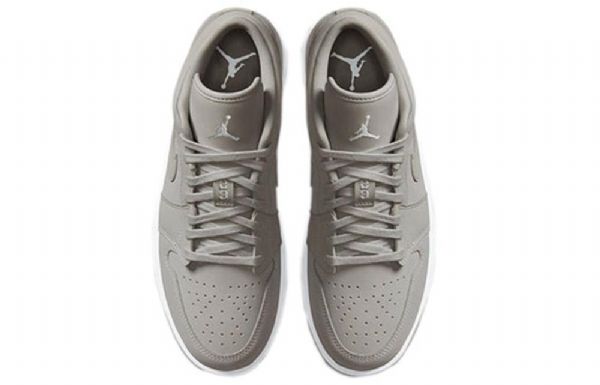 Nike Air Jordan 1 Low Tops Retro Basketball Shoes Dame Grå