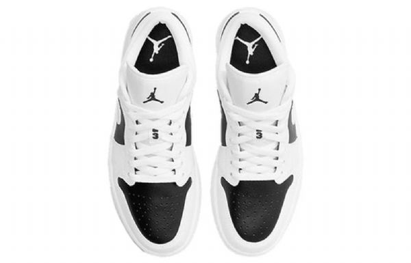 Nike Air Jordan 1 Low Tops Retro Basketball Shoes Dame Hvite