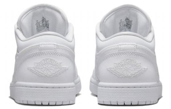 Nike Air Jordan 1 Low Tops Retro Basketball Shoes Dame Hvite