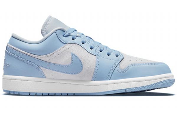 Nike Air Jordan 1 Low Tops Retro Basketball Shoes Dame Lyse Blå