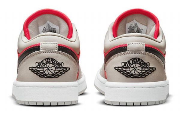 Nike Air Jordan 1 Low Tops Retro Basketball Shoes Dame Lyse Rød