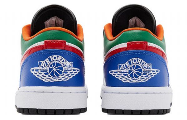 Nike Air Jordan 1 Low Tops Retro Basketball Shoes Dame Multicolor