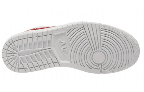 Nike Air Jordan 1 Low Tops Retro Basketball Shoes Dame Rød