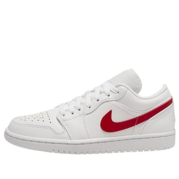 Nike Air Jordan 1 Low Tops Retro Basketball Shoes Dame Rød