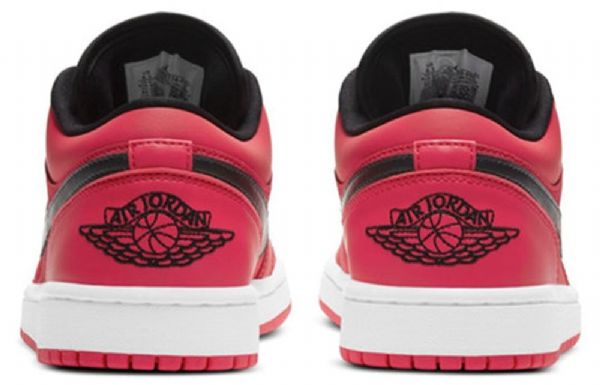 Nike Air Jordan 1 Low Tops Retro Basketball Shoes Dame Rød