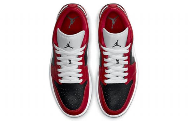 Nike Air Jordan 1 Low Tops Retro Basketball Shoes Dame Rød Hvite