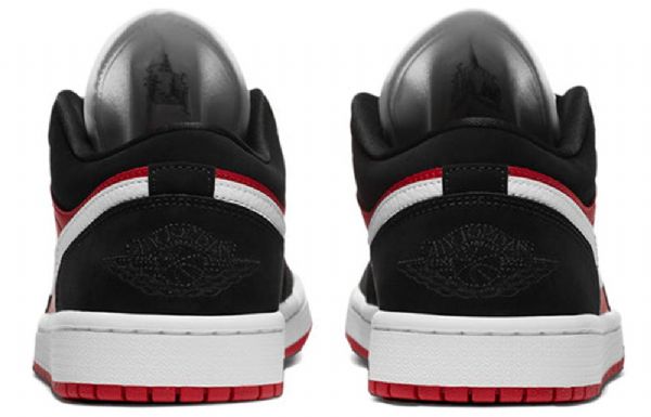 Nike Air Jordan 1 Low Tops Retro Basketball Shoes Dame Rød Svarte