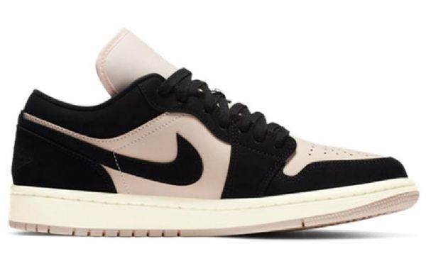 Nike Air Jordan 1 Low Tops Retro Basketball Shoes Dame Svarte