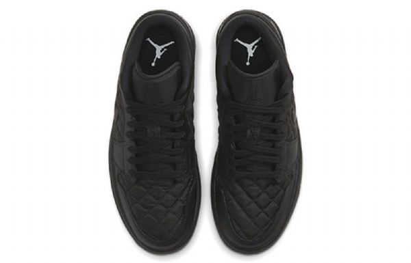 Nike Air Jordan 1 Low Tops Retro Basketball Shoes Dame Svarte