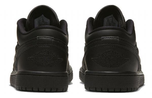 Nike Air Jordan 1 Low Tops Retro Basketball Shoes Dame Svarte