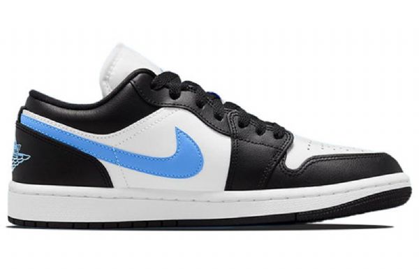Nike Air Jordan 1 Low Tops Retro Basketball Shoes Dame Svarte Blå