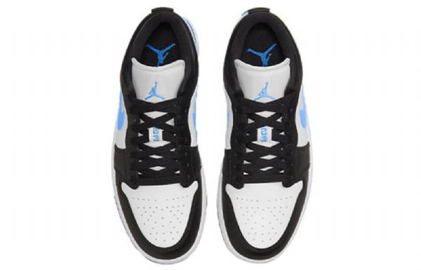 Nike Air Jordan 1 Low Tops Retro Basketball Shoes Dame Svarte Blå