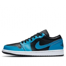 Nike Air Jordan 1 Low Tops Retro Basketball Shoes Herre Blå