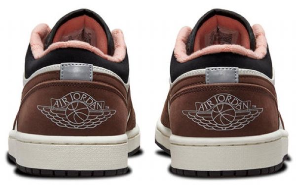 Nike Air Jordan 1 Low Tops Retro Basketball Shoes Herre Brune Hvite