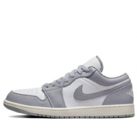 Nike Air Jordan 1 Low Tops Retro Basketball Shoes Herre Grå