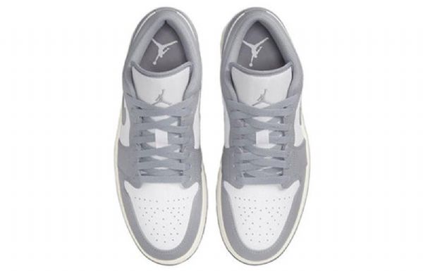 Nike Air Jordan 1 Low Tops Retro Basketball Shoes Herre Grå