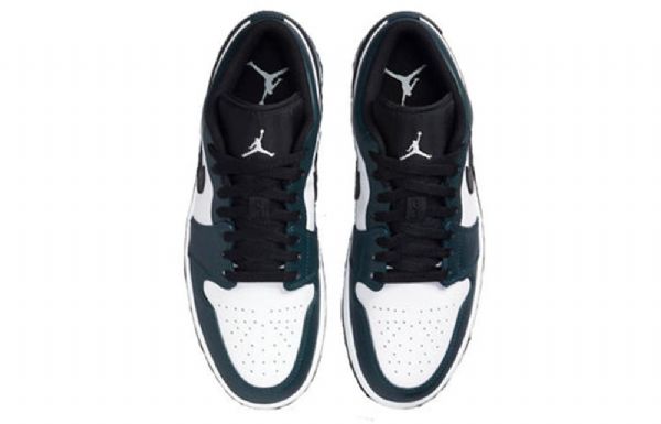 Nike Air Jordan 1 Low Tops Retro Basketball Shoes Herre Grønn Mørke