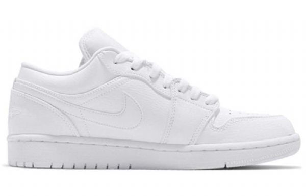 Nike Air Jordan 1 Low Tops Retro Basketball Shoes Herre Hvite