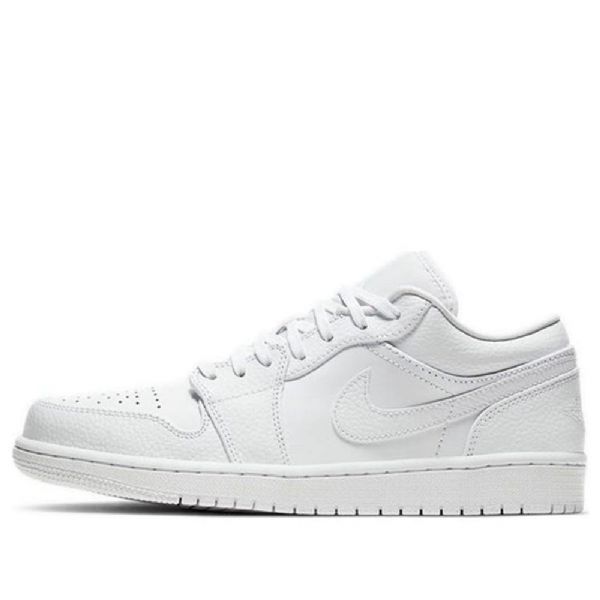 Nike Air Jordan 1 Low Tops Retro Basketball Shoes Herre Hvite