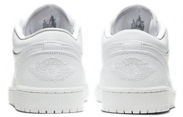 Nike Air Jordan 1 Low Tops Retro Basketball Shoes Herre Hvite