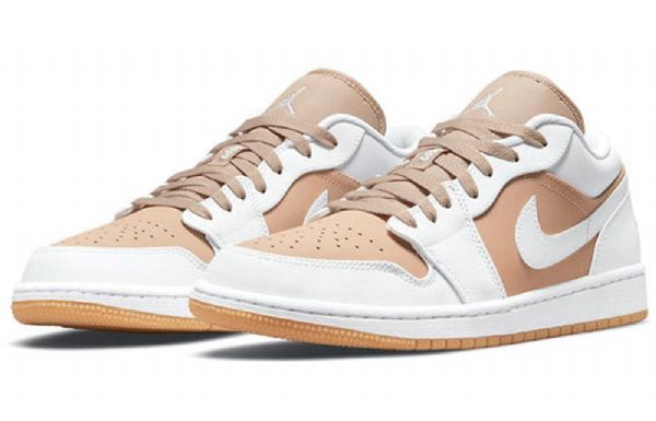 Nike Air Jordan 1 Low Tops Retro Basketball Shoes Herre Hvite