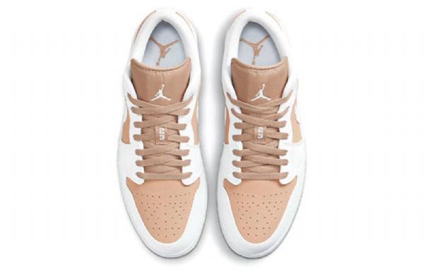 Nike Air Jordan 1 Low Tops Retro Basketball Shoes Herre Hvite