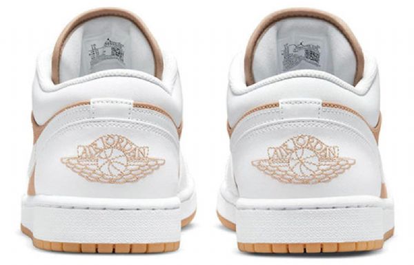 Nike Air Jordan 1 Low Tops Retro Basketball Shoes Herre Hvite