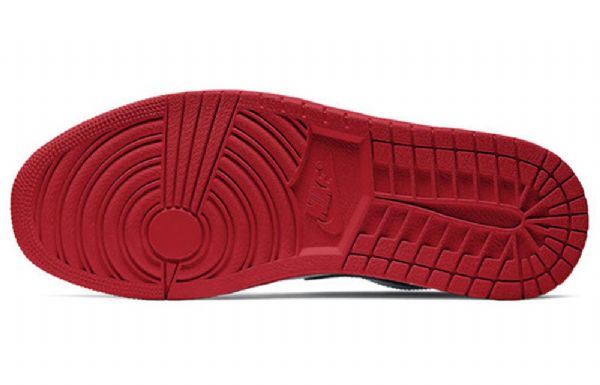 Nike Air Jordan 1 Low Tops Retro Basketball Shoes Herre Hvite Rød