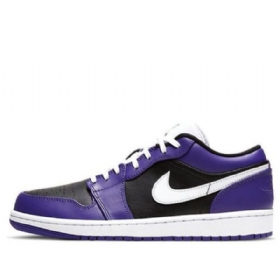Nike Air Jordan 1 Low Tops Retro Basketball Shoes Herre Lilla