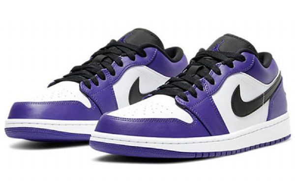 Nike Air Jordan 1 Low Tops Retro Basketball Shoes Herre Lilla