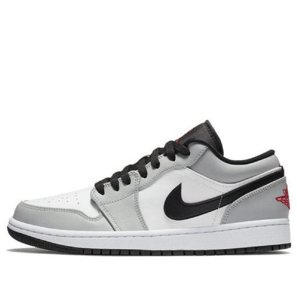 Nike Air Jordan 1 Low Tops Retro Basketball Shoes Herre Lyse Grå