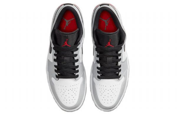 Nike Air Jordan 1 Low Tops Retro Basketball Shoes Herre Lyse Grå