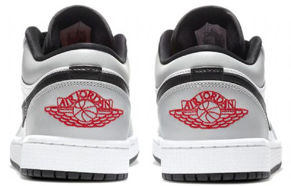 Nike Air Jordan 1 Low Tops Retro Basketball Shoes Herre Lyse Grå