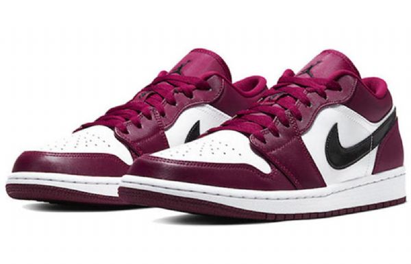 Nike Air Jordan 1 Low Tops Retro Basketball Shoes Herre Rød