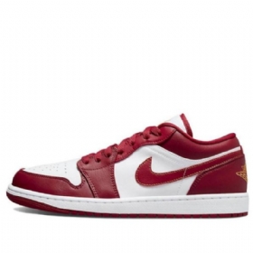 Nike Air Jordan 1 Low Tops Retro Basketball Shoes Herre Rød