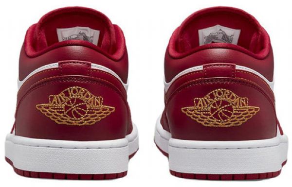 Nike Air Jordan 1 Low Tops Retro Basketball Shoes Herre Rød
