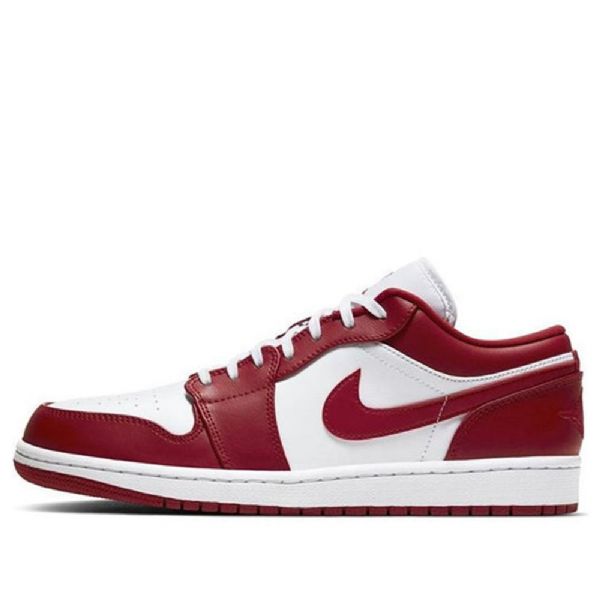 Nike Air Jordan 1 Low Tops Retro Basketball Shoes Herre Rød