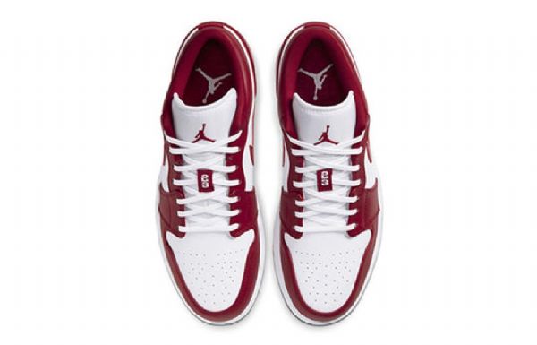 Nike Air Jordan 1 Low Tops Retro Basketball Shoes Herre Rød
