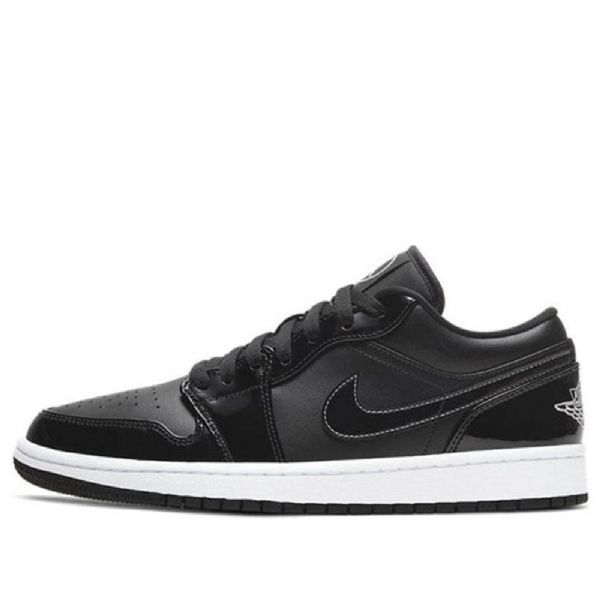 Nike Air Jordan 1 Low Tops Retro Basketball Shoes Herre Svarte