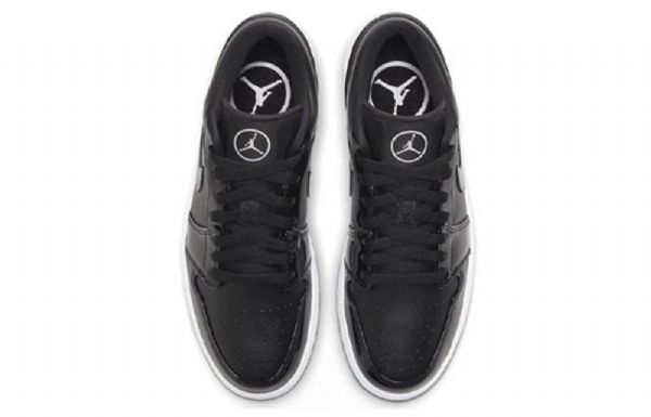Nike Air Jordan 1 Low Tops Retro Basketball Shoes Herre Svarte