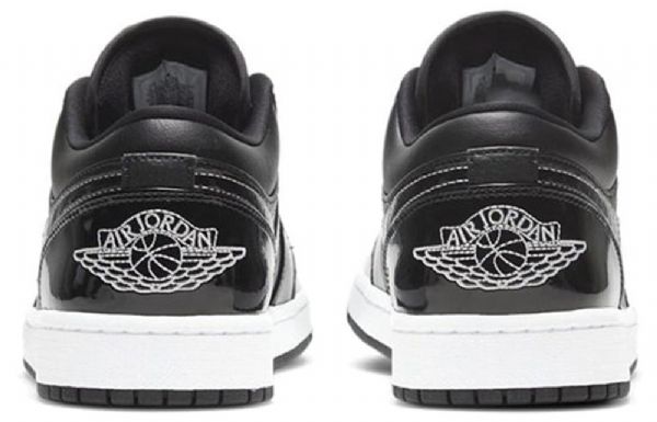 Nike Air Jordan 1 Low Tops Retro Basketball Shoes Herre Svarte